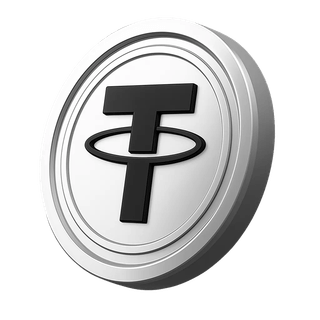 Νόμισμα Tether USDT στην περιοχή στοιχείων λογαριασμού
