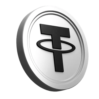 Απεικόνιση νομίσματος Tether USDT στην ενότητα πληροφοριών της πλατφόρμας